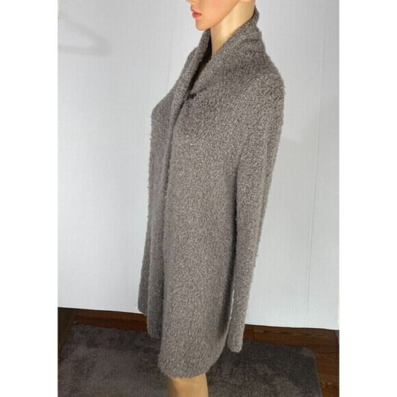 Johnston & Murphy Open-Front Slub Knit Cardigan Women's Size XS Wool Comfort - Picture 7 of 14